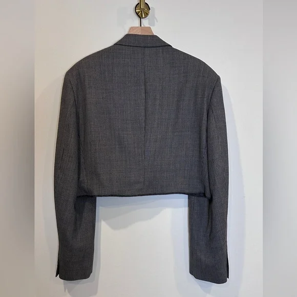 Trendy Pinterest Upcycled Vintage Cropped Boxy Oversized Fit Blazer Refashioned